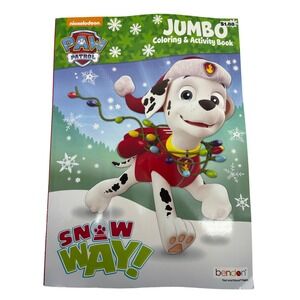 2017 Nickelodeon Paw Patrol Holiday Coloring Activity Book‎ Marshall Skye Chase